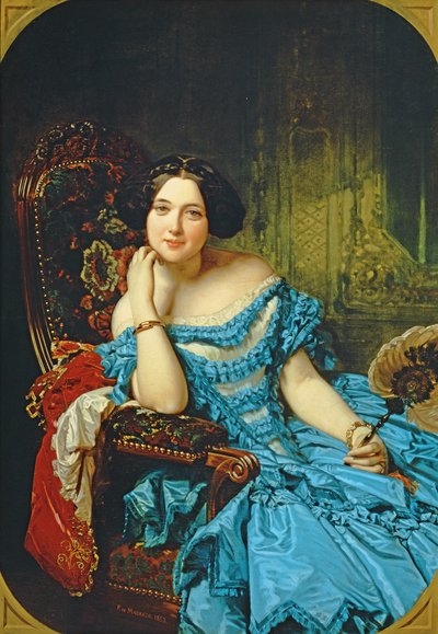 Portrait of Amalia de Llano y Dotres, Countess of Vilches by Federico de Madrazo y Kuntz